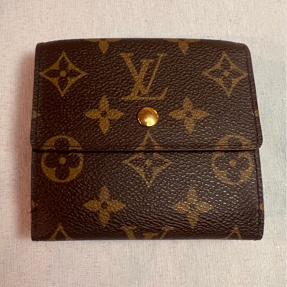 Louis Vuitton Elise Trifold LV Monogram wallet VTG Made in France